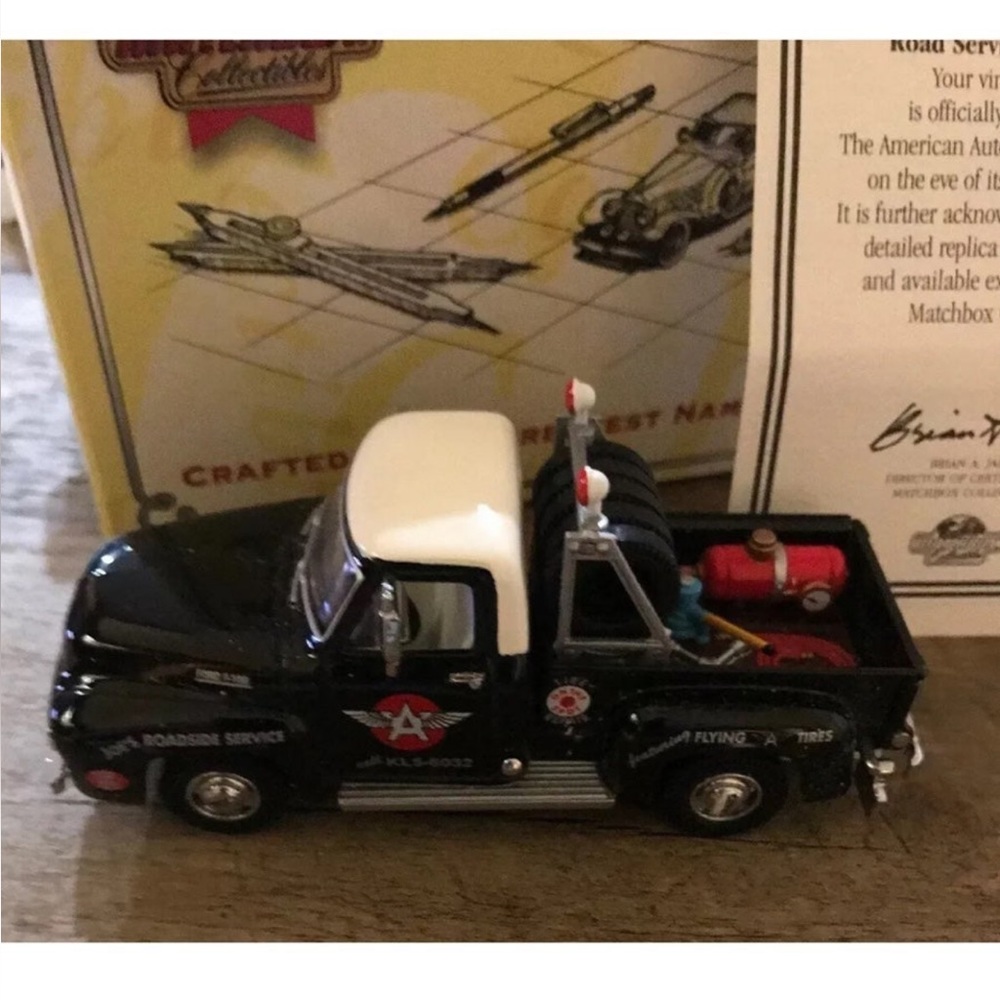 AAA Flying “A” Tire  Service – 1953 Ford F100 Vintage Die-Cast Replica.